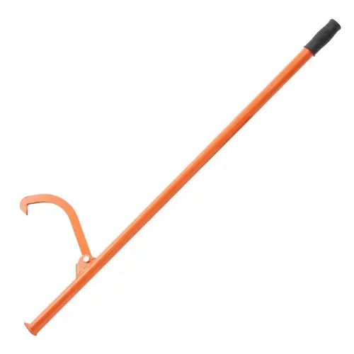 VEVOR velkrik, 1180 mm, robuuste stalen houtkrik, bosbouwhaak, houtkrik voor boomstammen met een diameter van 81 cm, bosbouwgereedschap, velhulp met dubbele functie voor het rollen en klemmen van boomstammen