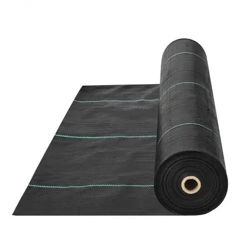 VEVOR 170g/m² Onkruidbestrijdingsdoek Tuinvlies Tegen Onkruid 1,2x76,2mm Onkruidfolie Gemaakt van PP Waterdoorlatend Scheurvast Corrosiewerend Onkruidvlies 850/950N Treksterkte Onkruidbeschermingsgronddoek