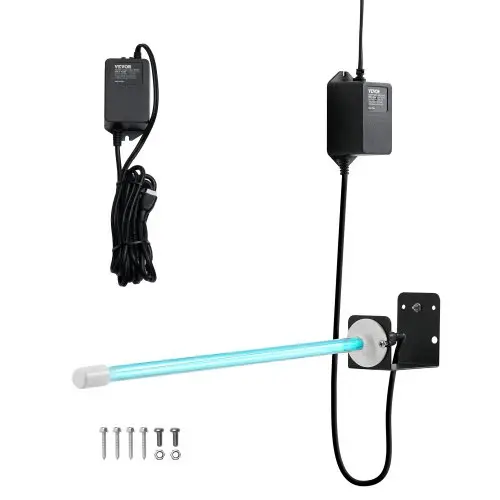 VEVOR HVAC-luchtreiniger, 25W 254nm UV-UVC-lichtspoelreiniger met magneet in kanaal voor AC-kanalen (airconditioners), luchtwasser met 1 reservelamp, HVAC UV-lampen, luchtreiniger voor airconditioners