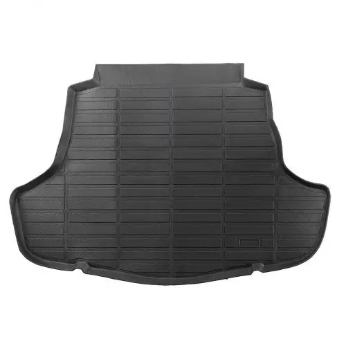 VEVOR kofferbakmat, geschikt voor Toyota Camry Hybrid 2018-2025, op maat gemaakte, geurloze en duurzame kofferbakmat, vervangende kofferbakbeschermer van TPE, zwart (1 verpakking)