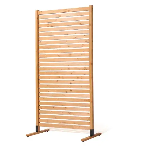 VEVOR Houten Privacyscherm, 91x6,3x187 cm, Buitenkamerverdeler, Vrijstaande Kamerverdeler, Decoratieve Terrasafscheiding, Buitenafscheiding voor Balkon, Terras, Gazon, Tuin