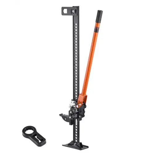 VEVOR Farm Jack (1075 mm hoog) Offroad High Lift Farm Jack (3,18 t hefvermogen) Offroad Commercial Jack, Bumper Jack Heavy Duty Hefplatforms met 130,1-929,6 mm hefbereik voor trekkers en vrachtwagens