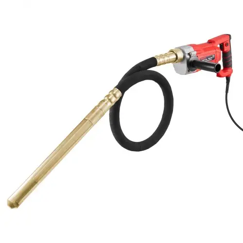 VEVOR Handheld Betontrilmachine, 800W Elektrische Trilmachine 4000RPM, Elektrische Betontrilmachine met 1,5m Schachtstang, Draagbare Potloodtrilmachine voor het Verwijderen van Luchtbellen en het Mengen van Beton