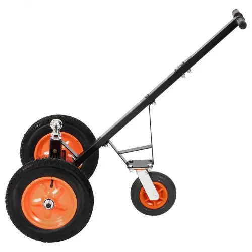 VEVOR Trailer Dolly, 544 kg disseldraagvermogen, 460 & 560 mm verstelbare hoogte, 50,8 mm kogel, 386 mm luchtbanden, koolstofstaal, voor het verplaatsen van campertrailers