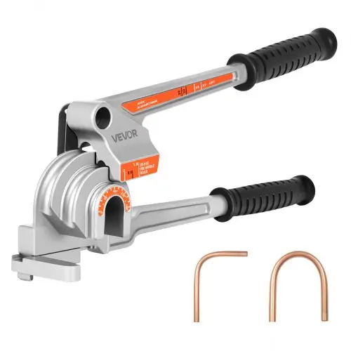 VEVOR-buizenbuiger, 6,35/9,525/12,7 mm buitendiameter, 3-in-1-buizenbuiger met handmatige waterpas, 180° buiggereedschap voor koperen aluminium buizen voor autoreparatie, HVAC- en airconditioningsystemen