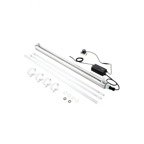 VEVOR UV-waterzuiveraar 56W 45,4 l/min Veelzijdige ultraviolette waterzuiveraar met filter met roestvrijstalen behuizing, UV-waterfilter voor het hele huis met kwartsmantel, geschikt voor douchen/drinken/schoonmaken