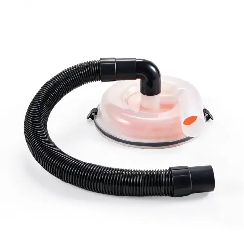 VEVOR Cycloon Stofafscheider Set met 50,8 & 63,5 mm Aansluitingen voor Stofzuigers, Cycloon Stofafscheider voor Nat/Droog Scheiding voor Werkplaatsen, Garages & Industrie, PP Materiaal, Geschikt voor Emmer met Ø313mm