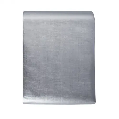VEVOR Tarpaulin PE-doekzeil 609,6 x 914,4 cm Beschermzeil 10 Mil Houten zeildoek 12 x 12 Stoffen tuinzeildoek Waterdicht UV-bestendig voor het afdekken van campers, auto's, motoren, tuinmeubelen Bruin Zilver