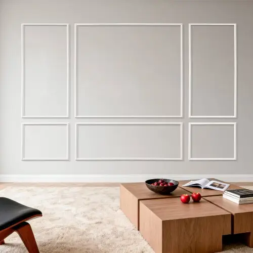 VEVOR Muurlijstset, 3-delig, 78,99/80,01/60,96/90,93 cm, overschilderbare polystyreen sierlijsten, muurafwerking, decoratieve lijst voor muren, sierlijst voor woonkamer, slaapkamer, huis, wit