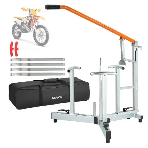 VEVOR Bandenmontageset, handmatige bandenwisselset, geschikt voor banden van 16-21 inch met assen van 15/17/20/25 mm. Wielmontagehulpmiddel voor buiten- en mobiele reparaties van universele motorfietsen en fietsen.