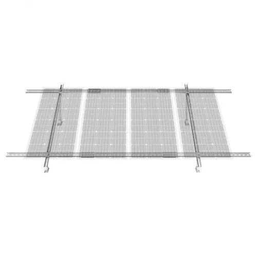 VEVOR Zonnepaneel Montagebeugels, 30°-60° Verstelbare Zonnepaneel Montagebeugels voor 1-4 Zonnepanelen, Zonnepaneel Montageset, Montagesysteem voor Boerderijen, Campers, Boten, Off-Grid Systeem