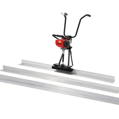 VEVOR cellenbetonvloermachine, 1830/2445/3370 mm aluminium plaat rechte randbalkset, 4-takt trilmotor voor cementafwerking met handgrepen, zeer efficiënte betongereedschappen 6500 tpm