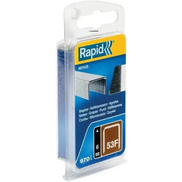 Rapid 6 mm No. 53F dunne nieten - 5000555