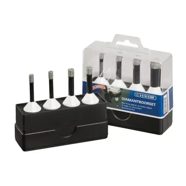 Carat M14 CLASSIC Diamantboorset voor haakse slijper Ø6-8-10-12mm - EHSC - EHSCSET010