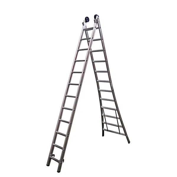 Little Jumbo 2x8 sporten Reformladder SuperPRO uitgebogen bomen blank - 1250300208
