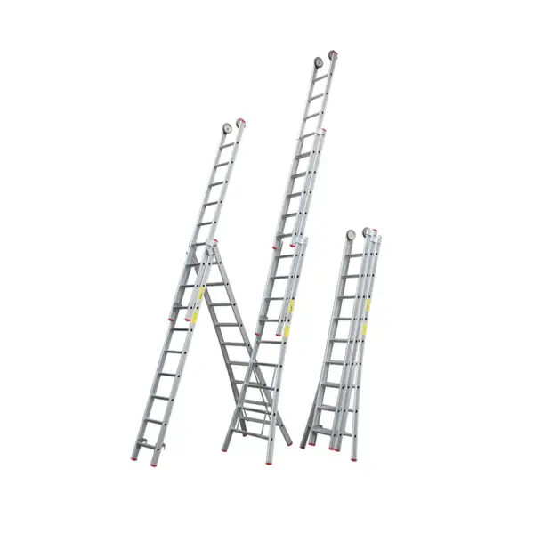Little Jumbo 3x10 sporten Reformladder SuperPRO uitgebogen bomen blank - 1250500310