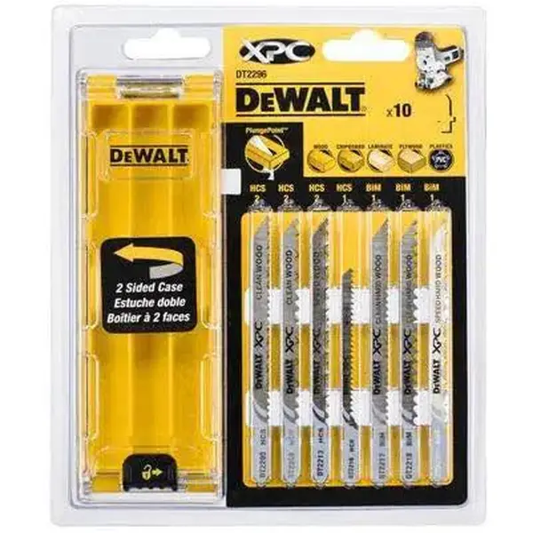 DeWALT Decoupeerzaagbladenset Hout 10-delig - DT2296
