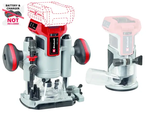 Einhell Accu Kantenfrees & Bovenfrees TP-RO 18 Set Li BL Solo