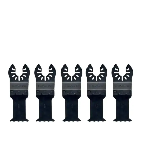 DeWALT 43x31mm Multitool Zaagblad HCS tbv Snel Zagen Hout (5 stuks) - DT20725