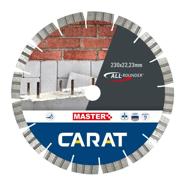 Carat Diamantzaag universeel all-rounder Ø 230 mm, asgat 22,23 mm - CEB2303015