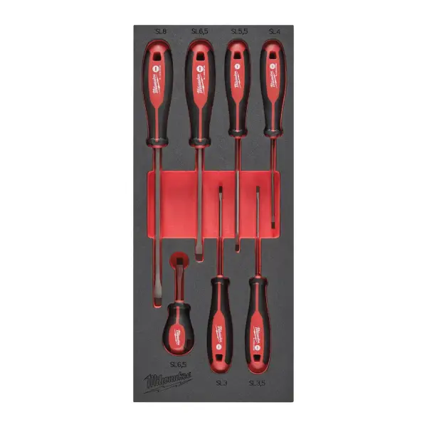 Milwaukee 7-delig Foam inlay Tri-Lobe schroevendraaierset Sleuf - TOOLGUARD™ - 4932492395