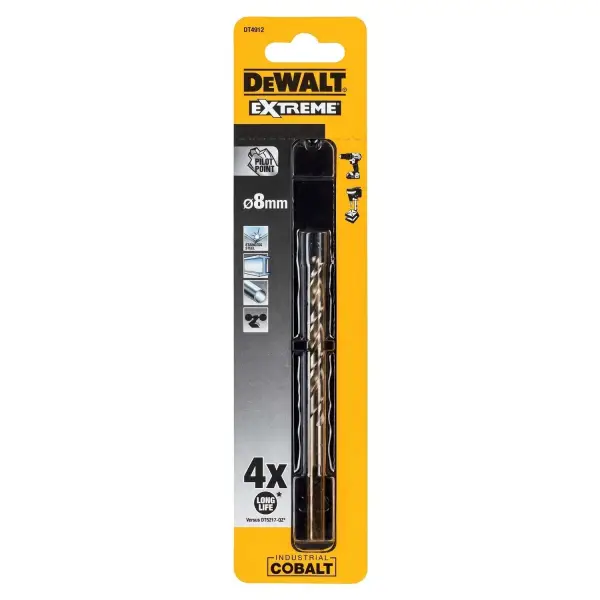 DeWALT 8.0mm Industrial Cobalt Boor HSS - DT4912