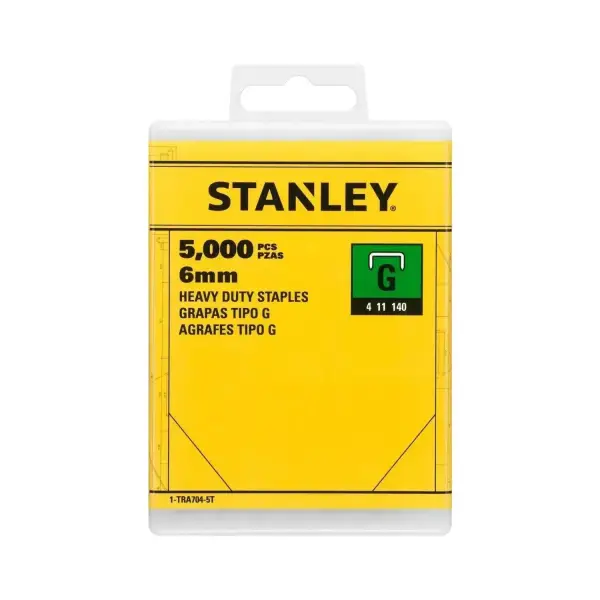 Stanley 6mm Nieten Type G (5000 stuks) - 1-TRA704-5T