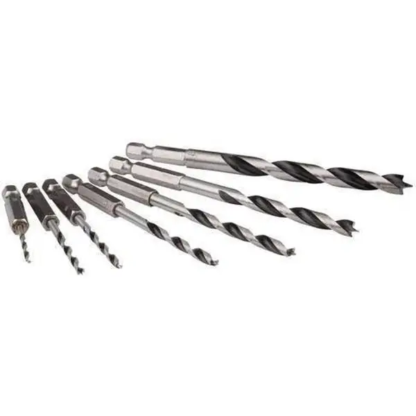 Makita 7-delig Houtspiraalborenset 1/4'' - D-62371