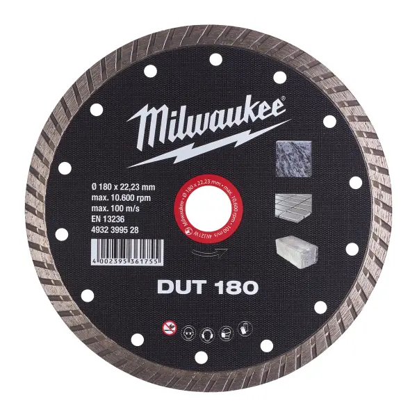 Milwaukee DUT 180 x 22,23 x 2,4 mm Diamantschijf - 4932399528