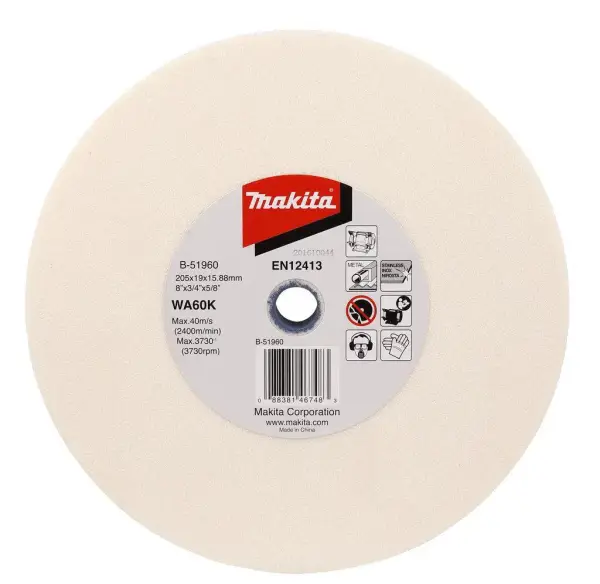 Makita 205x19x15,88mm Slijpst. WA60K - B-51960