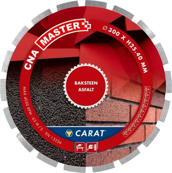 Carat 370x30mm MASTER Diamantzaag baksteen/asfalt - CNA - CNAM370500