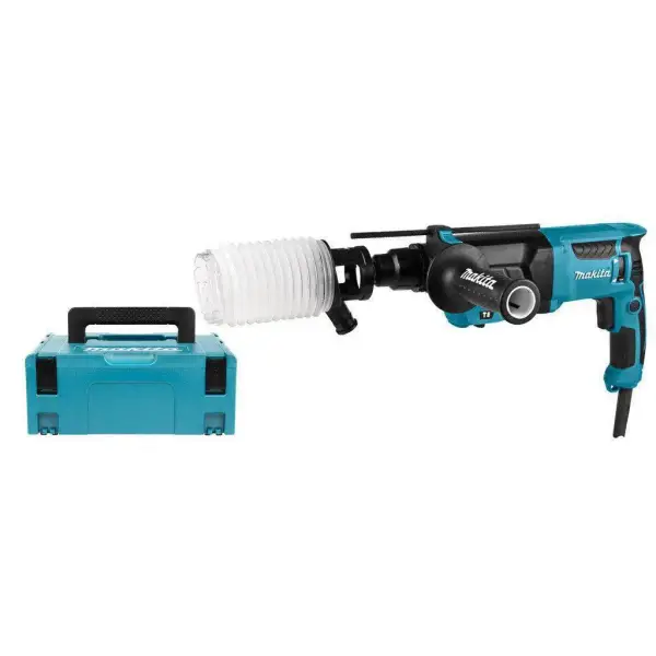 Makita HR2630J Combihamer SDS-Plus 2,4J + stofafzuigset 800W in Mbox