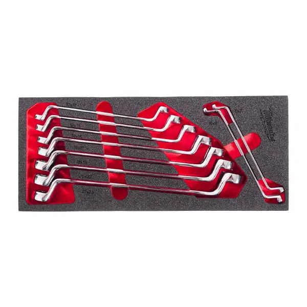 Milwaukee 9-delig Foam inlay dubbele ringsleutelset - TOOLGUARD™ - 4932499086