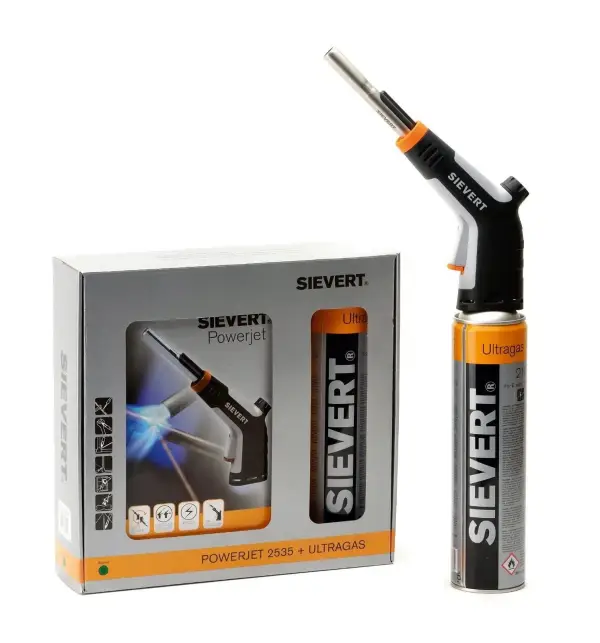 Sievert Powerjet set met Ultragas EU (7/16") aansluiting - 253512