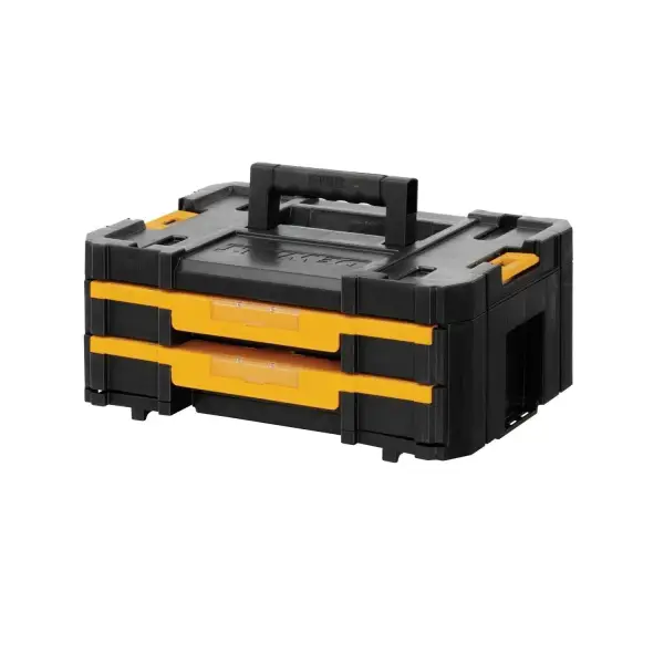 DeWALT TSTAK-BOX IV met 2 ondiepe lades met 9 vakjes - DWST1-70706