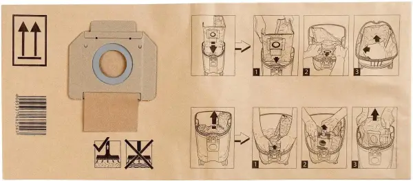 Makita Stofzak papier - P-70194
