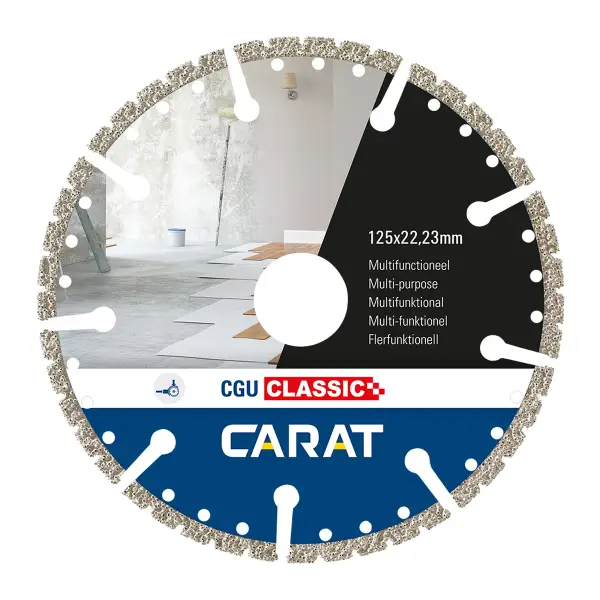 Carat Diamantzaag multifunctioneel CGUC Ø 125 mm, asgat 22,23 mm - CGUC125300