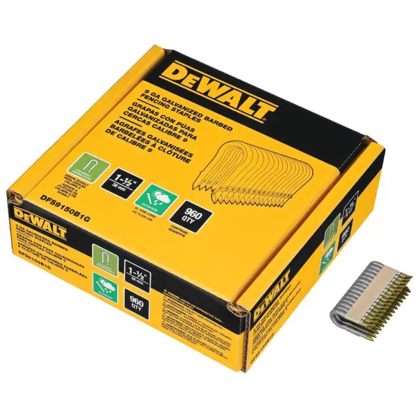 DeWALT 45 mm Hekwerknieten Gegalvaniseerd (960 stuks) - DFS9175B1G