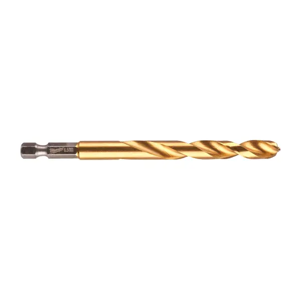 Milwaukee Metaalboor HSS-G Ti. SHOCKWAVE RED HEX 8,5 mm - 48894720