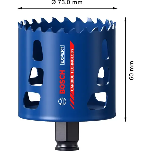 Bosch 73mm Tough Material gatzaag - Professional EXPERT - 2608900435