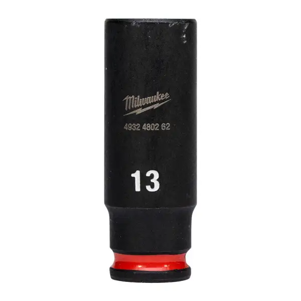 Milwaukee 13 mm 1/4" Krachtdop lang - ShockWave™ - 4932480262