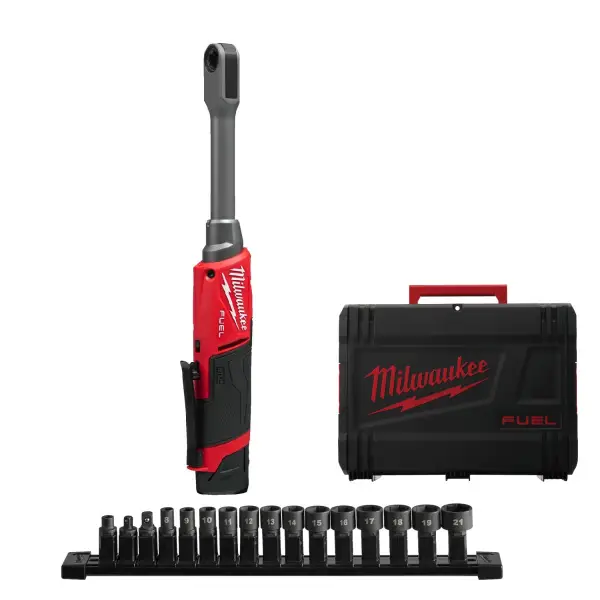 Milwaukee M12 FUEL™ INSIDER™ FPTR-202X Accu doorsteekratel 12V 2.0Ah in HD-Box - 4933499411