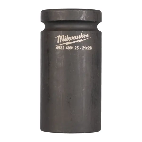 Milwaukee Rechthoekige Spoor Dop SHOCKWAVE 1" 21x28mm Diep voor M18 FHIWF1R - 4932499125