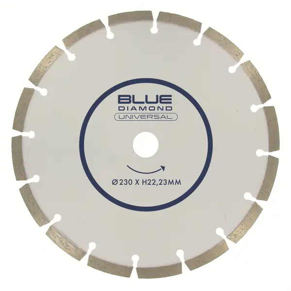 Carat Diamantzaag universeel blue diamond Ø 230 mm, asgat 22,23 mm - CEBD230310