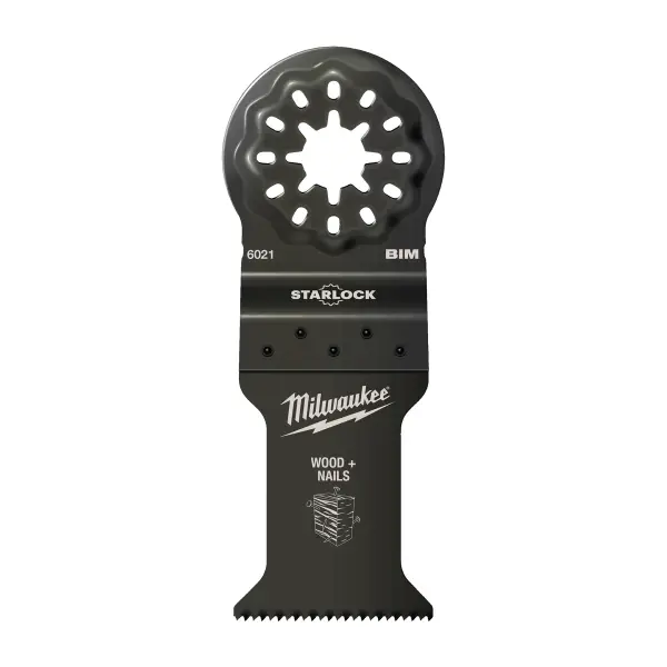 Milwaukee Multitoolzaagblad voor hout met spijkers 35 x 42 mm Starlock bi-metaal - 48906021