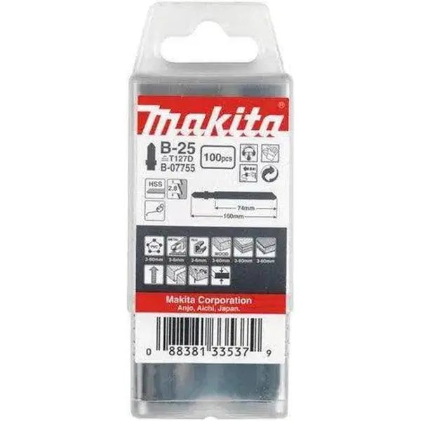 Makita Decoupeerzaagblad voor Multimateriaal (100 stuks) - T 127 D - B-07755