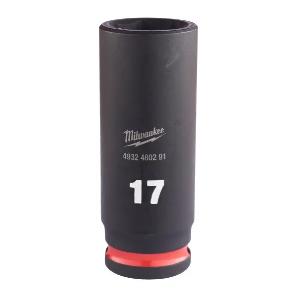 Milwaukee Dop SHOCKWAVE 3/8" lang 17mm - 4932480291