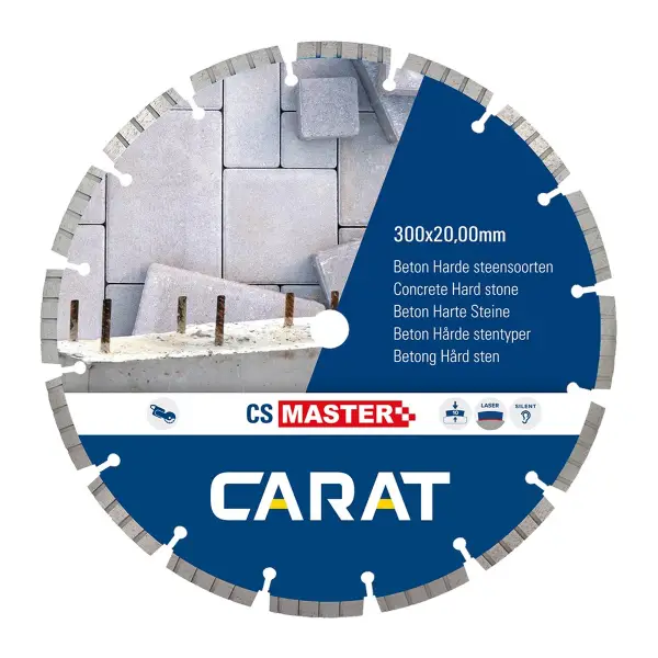 Carat Diamantzaag beton CSM Ø 400 mm, asgat 25,40 mm - CSM4004000