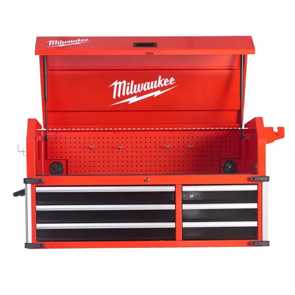 Milwaukee TOOLGUARD™ Stalen opbergkast 117 cm rood - 6 lades - STC46-1 - 4932478854