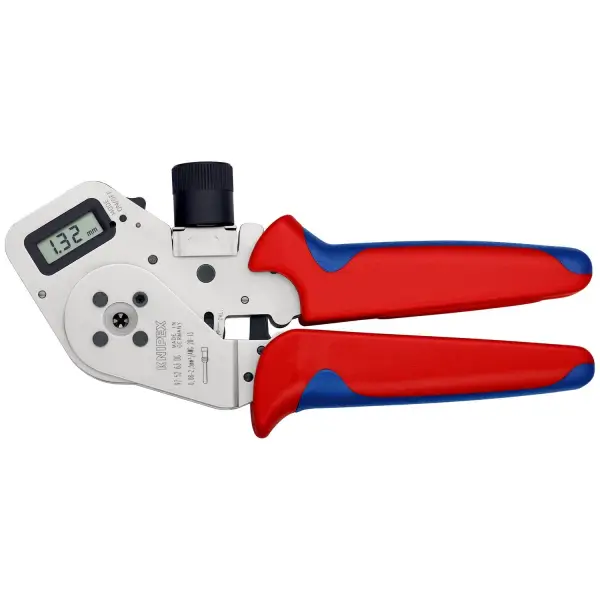 Knipex 195mm Vierdoornkrimptang voor gedraaide contacten - 97 52 63 DG